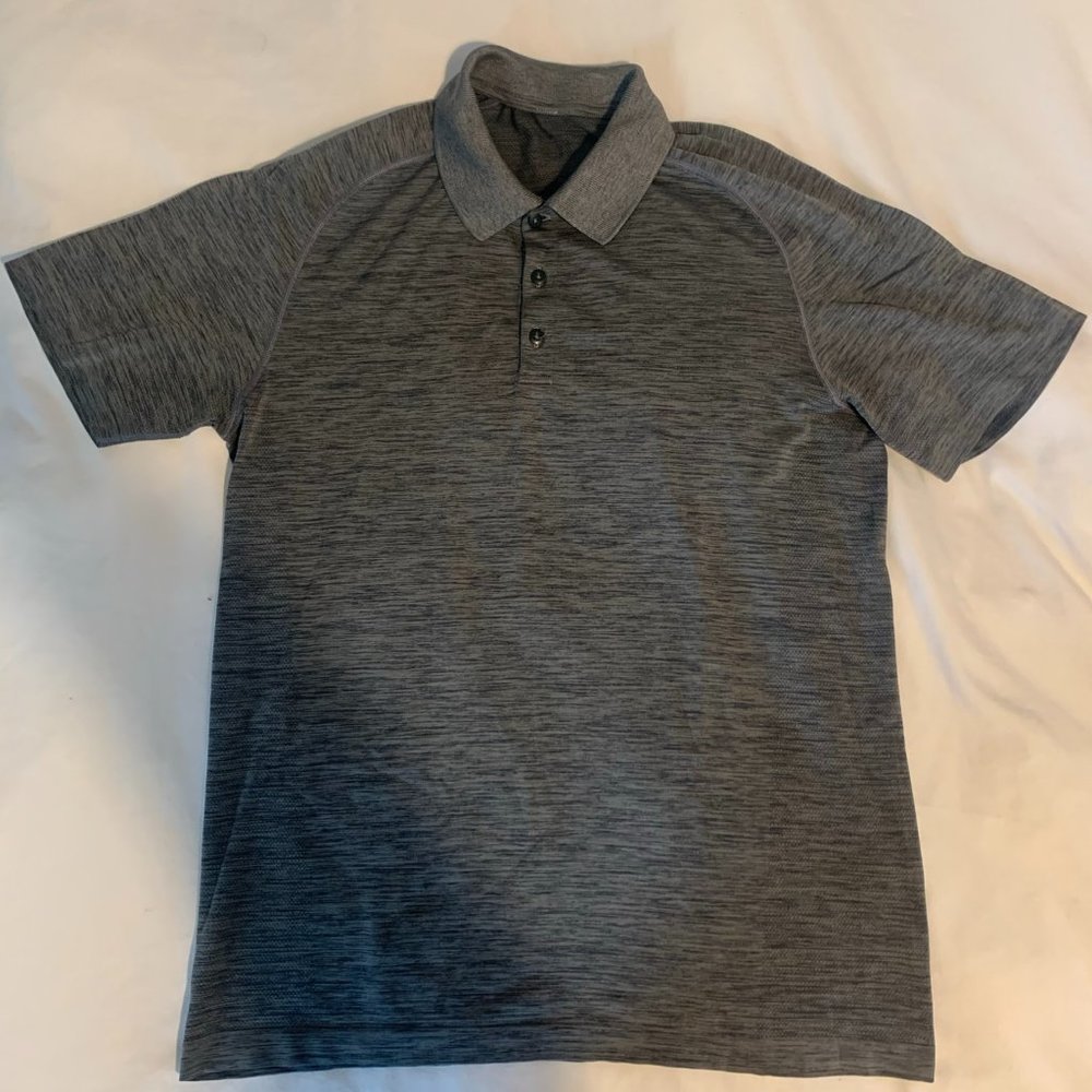 Lululemon Short Sleeve Polo Gray